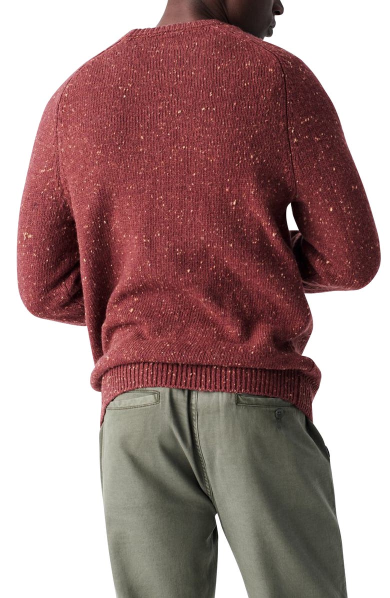 Faherty Donegal Wool Blend Crewneck Sweater, Alternate, color,