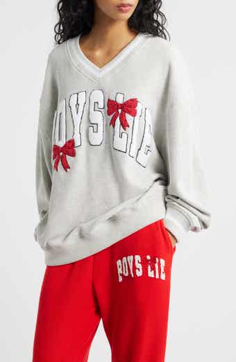 Wrap Me in a Bow Hayley V-Neck Sweatshirt