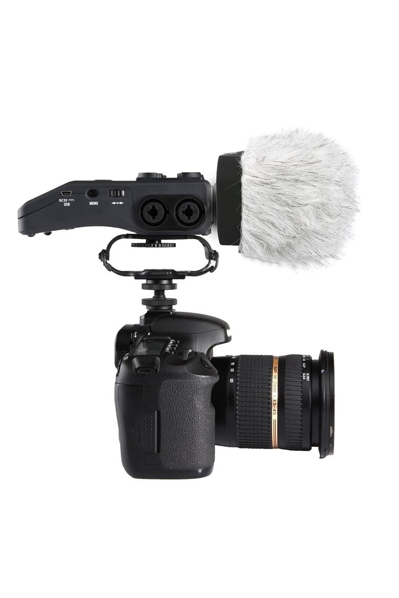 WS-R30 Professional Furry Windscreen with Acoustic Foam Technology for Portable Digital Recorders, Alternate, color, Black
