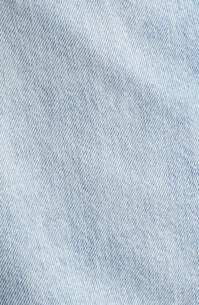 Acne Studios 1996M Regular Fit Ripped Straight Leg Jeans, Alternate, color, Light Blue