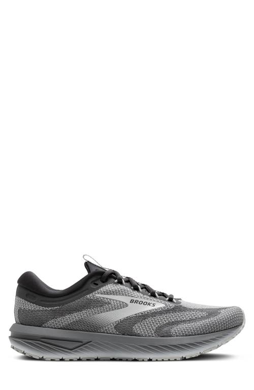 Brooks Revel 7 Hybrid Running Shoe In Black