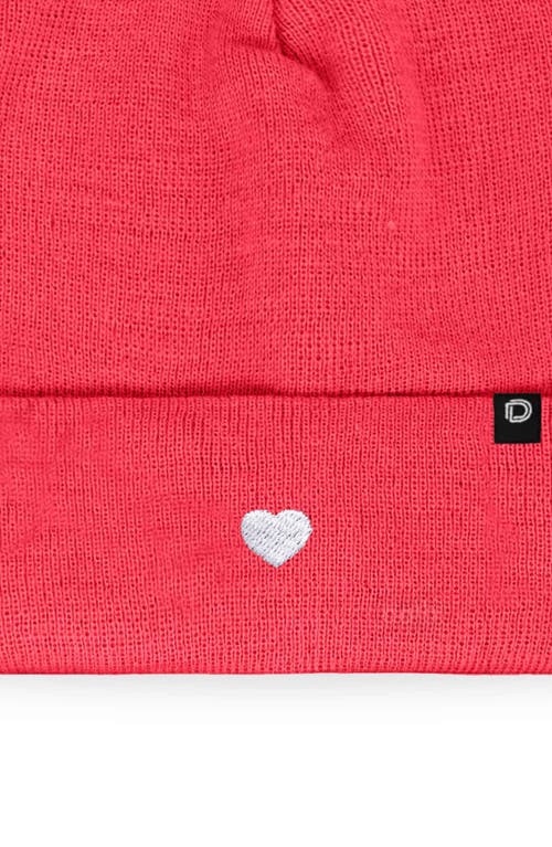 Dalix Lil Heart Beanie Cap In Pink