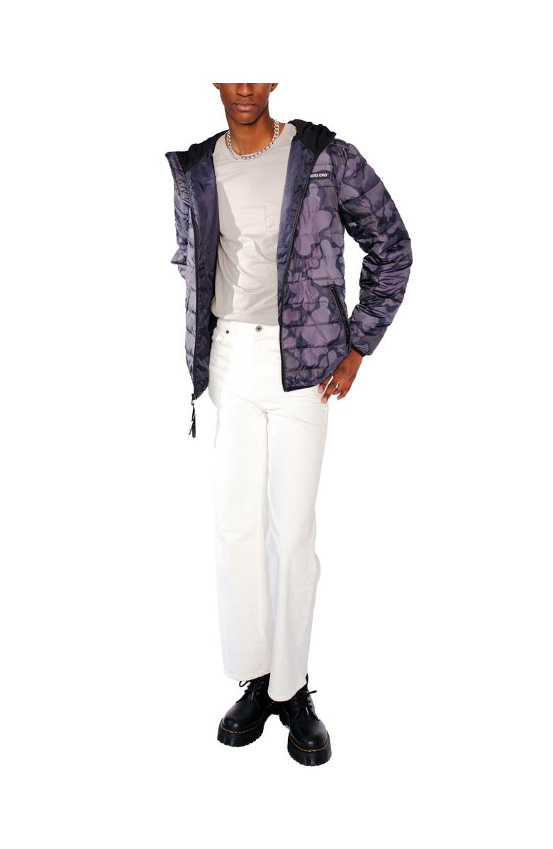 Members Only Men's Solid Packable Down Jacket, Alternate, color, Black