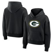 FANATICS Women's Fanatics Black Green Bay Packers Essential Legacy Hoodie