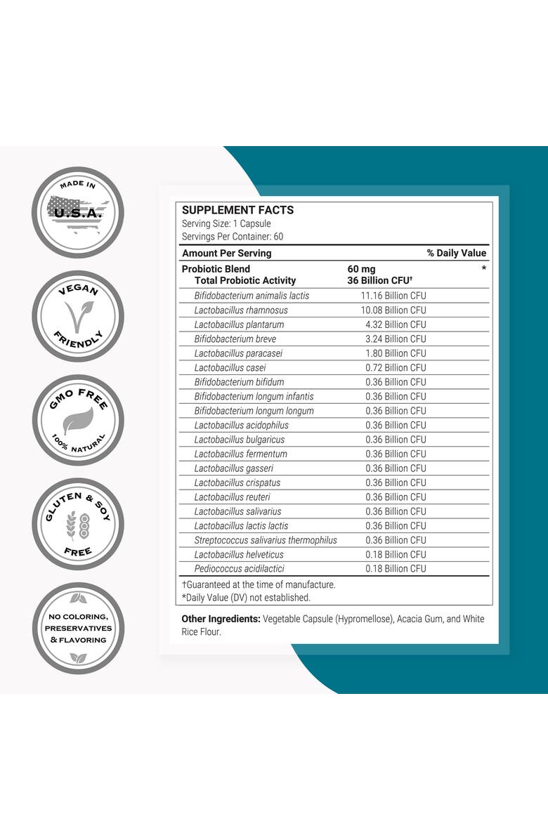 SuperSmart Full Spectrum Probiotic, Alternate, color, NO COLOR