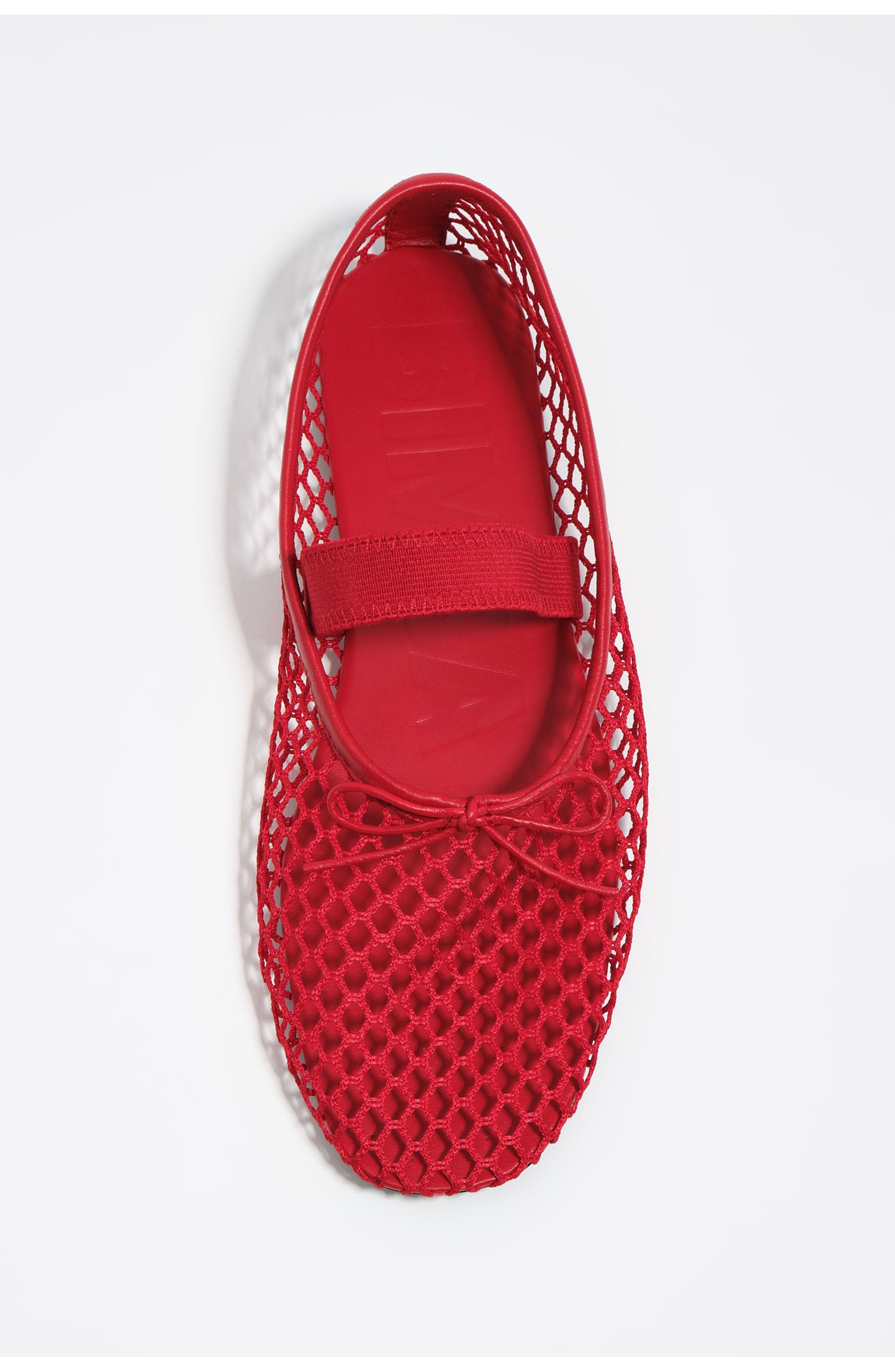 Mesh Ballerina, Alternate, color, RED