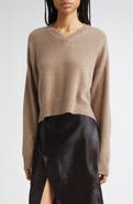 LOULOU DE SAISON Anzor Cashmere V-Neck Sweater