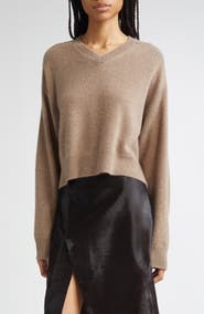 LOULOU DE SAISON Anzor Cashmere V-Neck Sweater