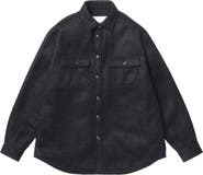 vowels Double Pocket Shirt Jacket