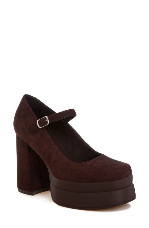 Kenny Mary Jane Platform Pump (Women)