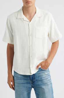 Corridor Basket Weave Short Sleeve Button-Up Shirt