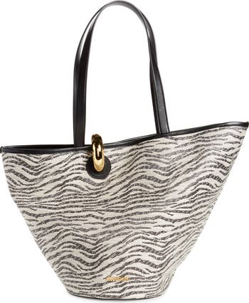 Jacquemus Le Bambola Zebra Print Tote 