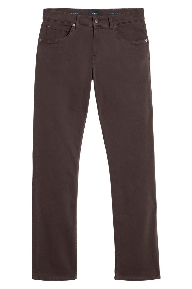 Luxe Performance Lefthand The Straight Leg Jeans, Alternate, color, LEFT HAND COFFE