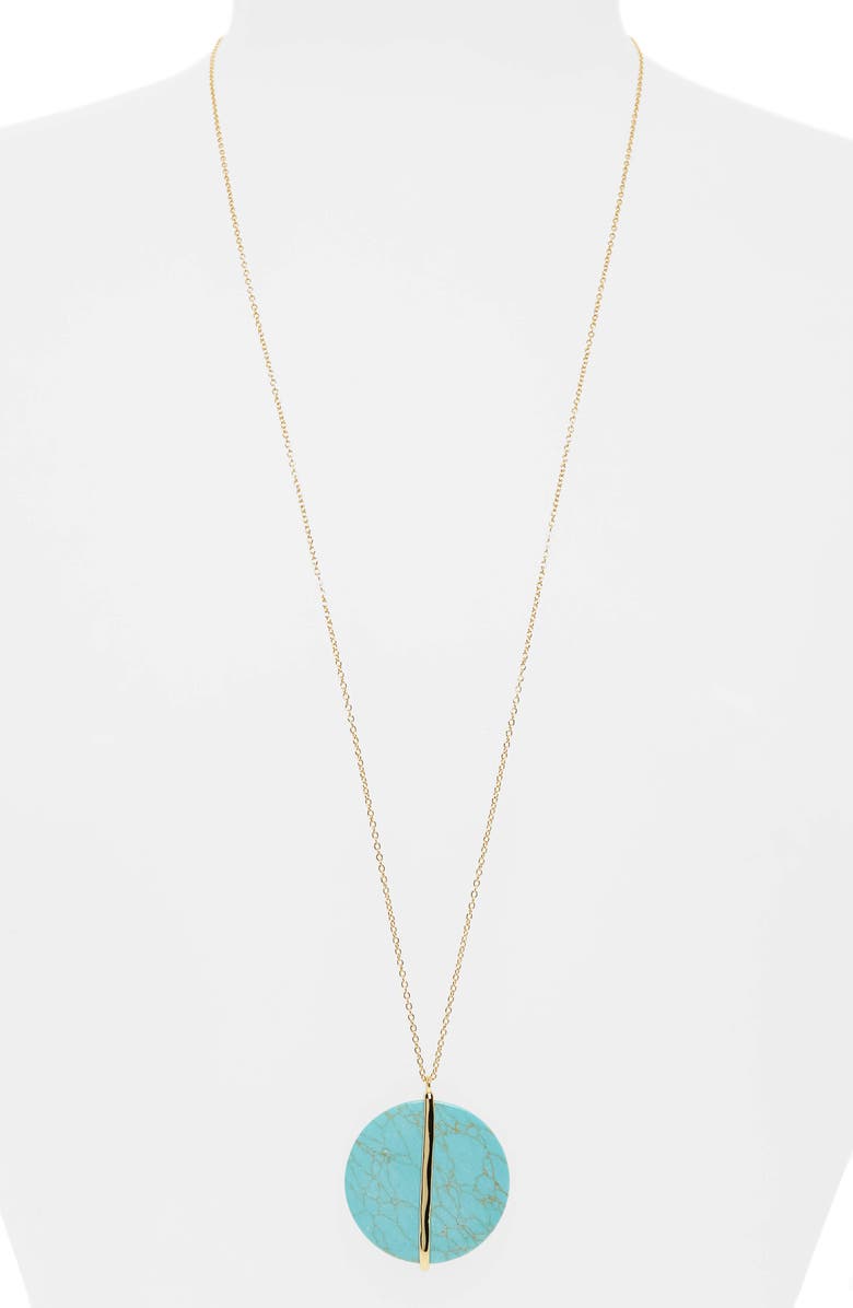 gorjana Brinn Pendant Necklace, Main, color, 