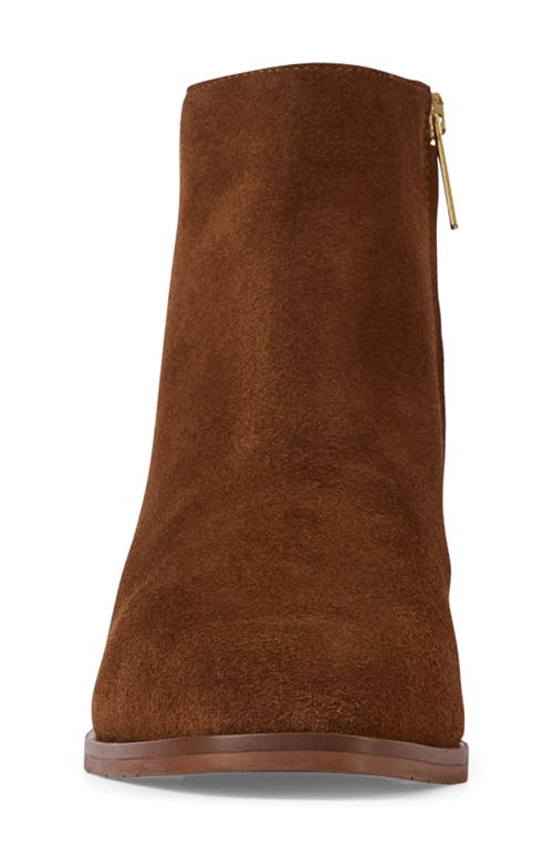 Aquatalia Reeta Luxe Suede Bootie In Brown