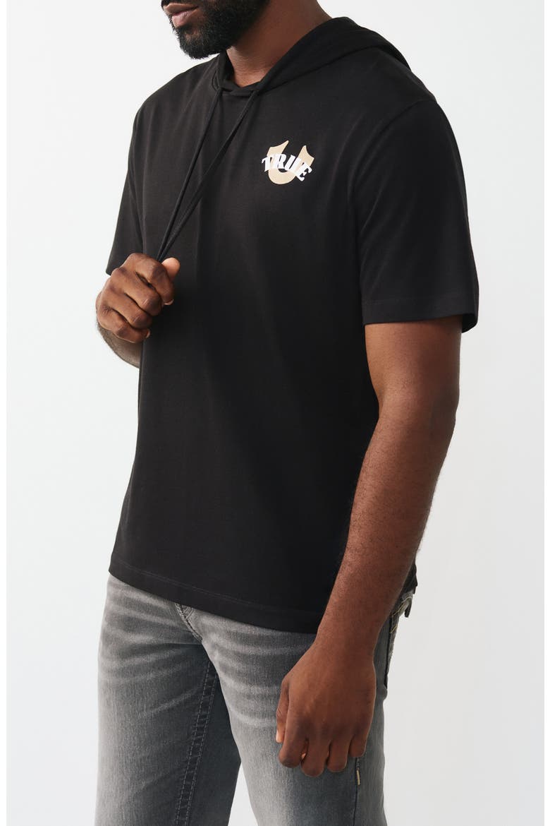 Circular Hoodie T-Shirt, Alternate, color, JET BLACK