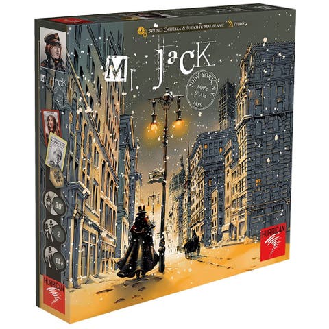 Mr. Jack New York Tactical Detective Board Game, Ages 14+, 2 Players, 30 Min