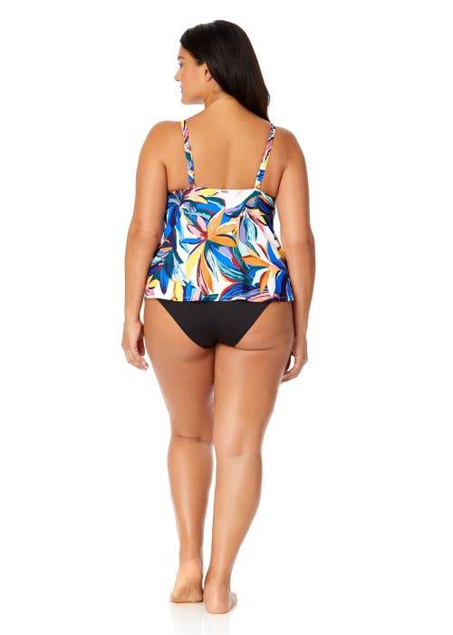 Shop Anne Cole Plus Plus Riviera Floral Easy Triangle Tankini Swim Top