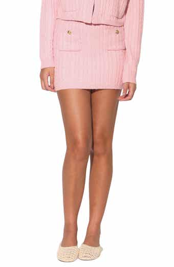 Walter Baker Gia Cable Stitch Sweater Miniskirt
