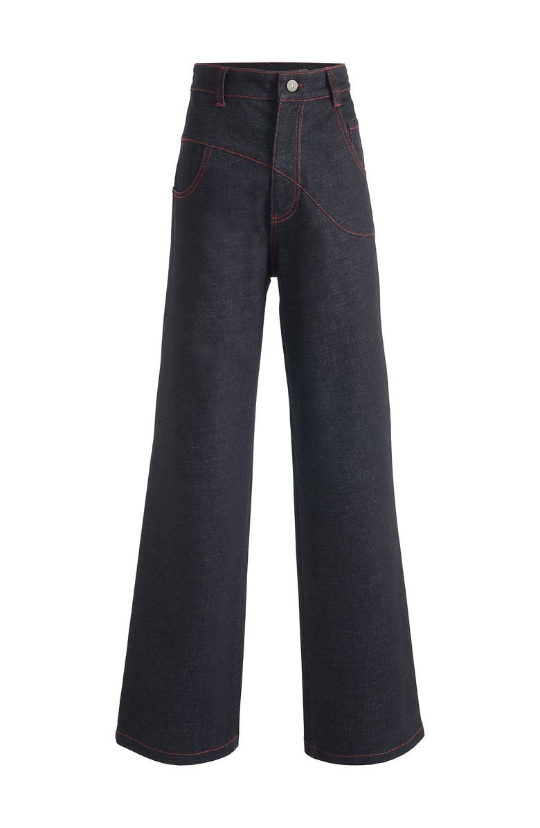 Jendue Davidson Cross Line Pants, Main, color, Deep Blue