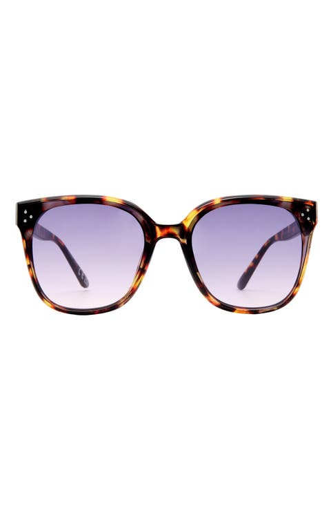 Elementa 62mm Oversize Round Sunglasses