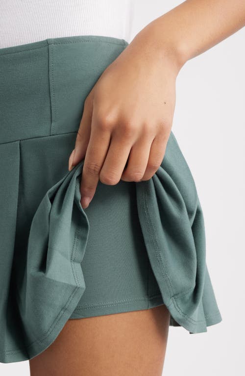 Bp. Pleated Miniskort In Green