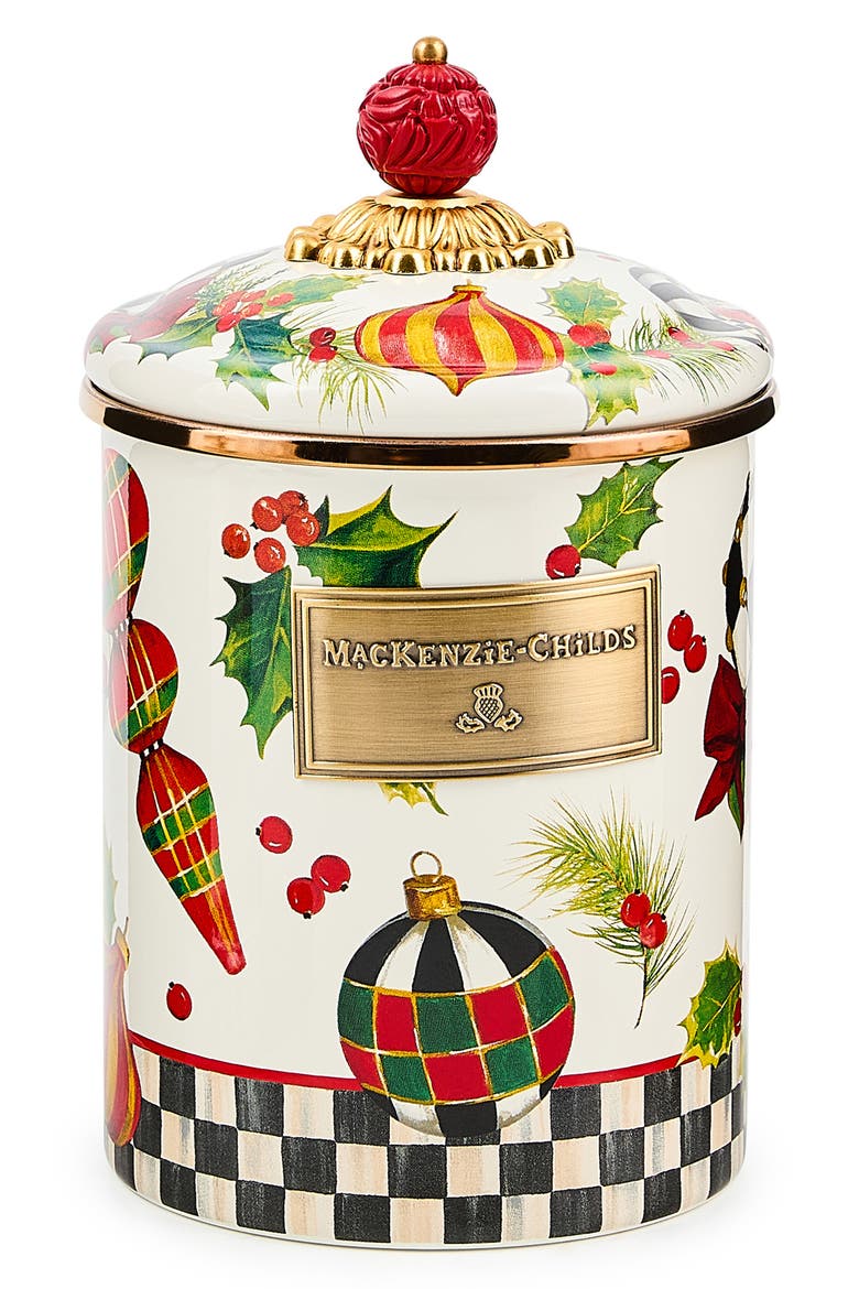 Deck the Halls Medium Canister, Main, color, MULTI
