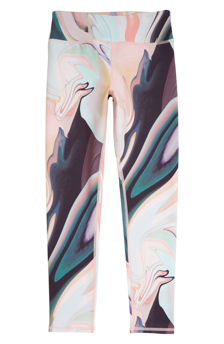 Zella Girl High Waist Live In Ankle Leggings, Main, color, 