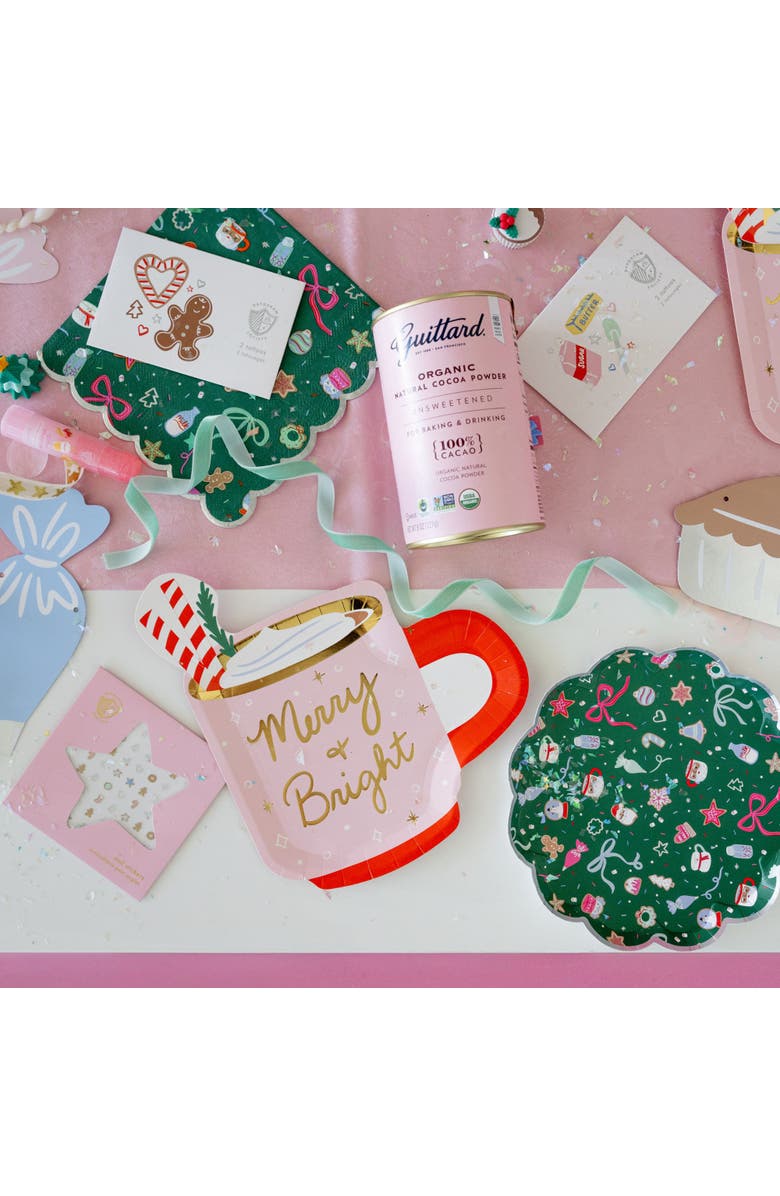 Daydream Society Baking Spirits Bright Merry & Bright Christmas Mug Small Plates, Alternate, color, Assorted Pre-Pack