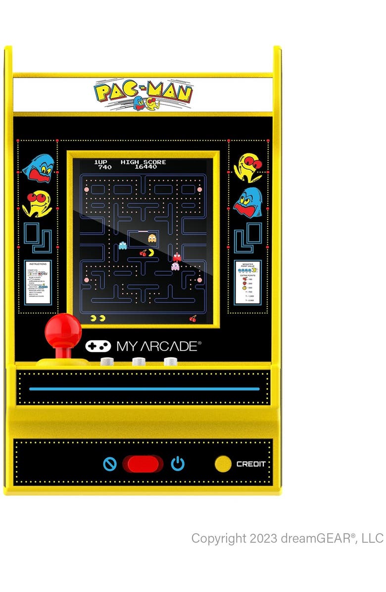 My Arcade Dgunl4196 Pacman Nano Player Pro Portabl, Alternate, color, Multicolor
