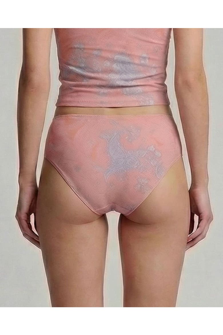 Paisley Explosion Womens Swimsuit Bottom, Alternate, color, Paisley Explosion Coral