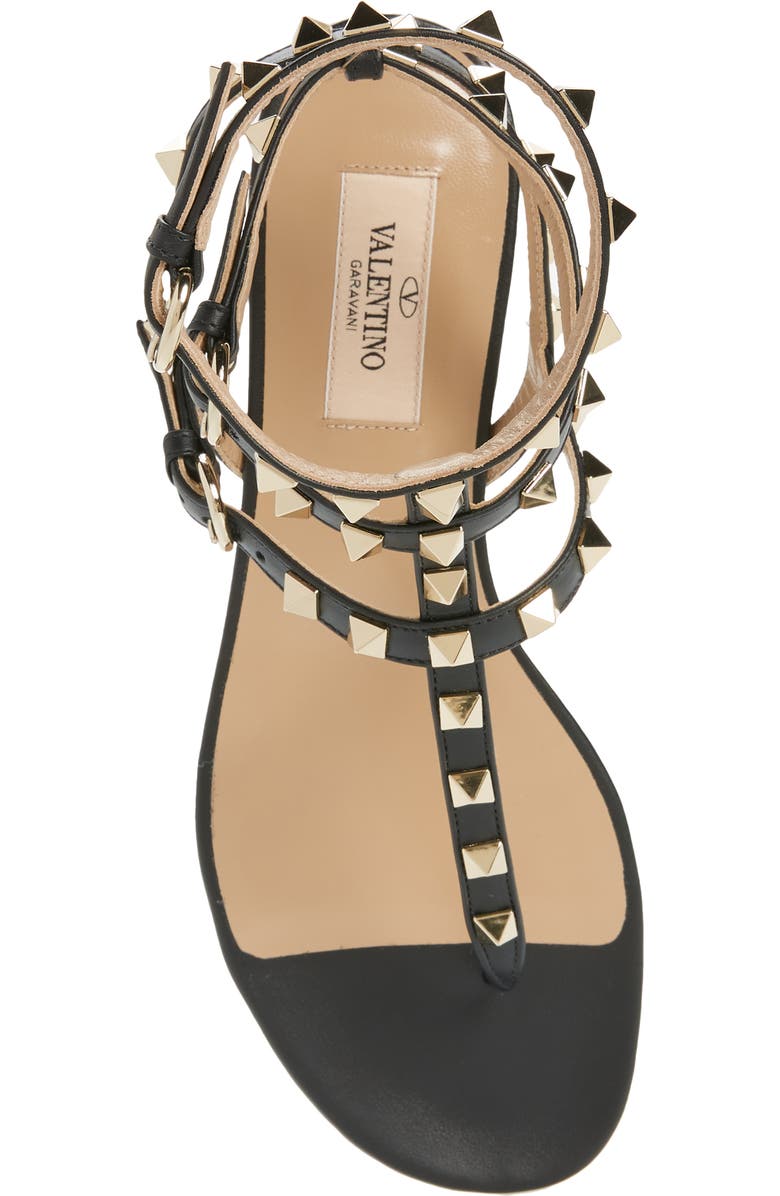 Valentino Garavani Rockstud Cage Sandal, Alternate, color,