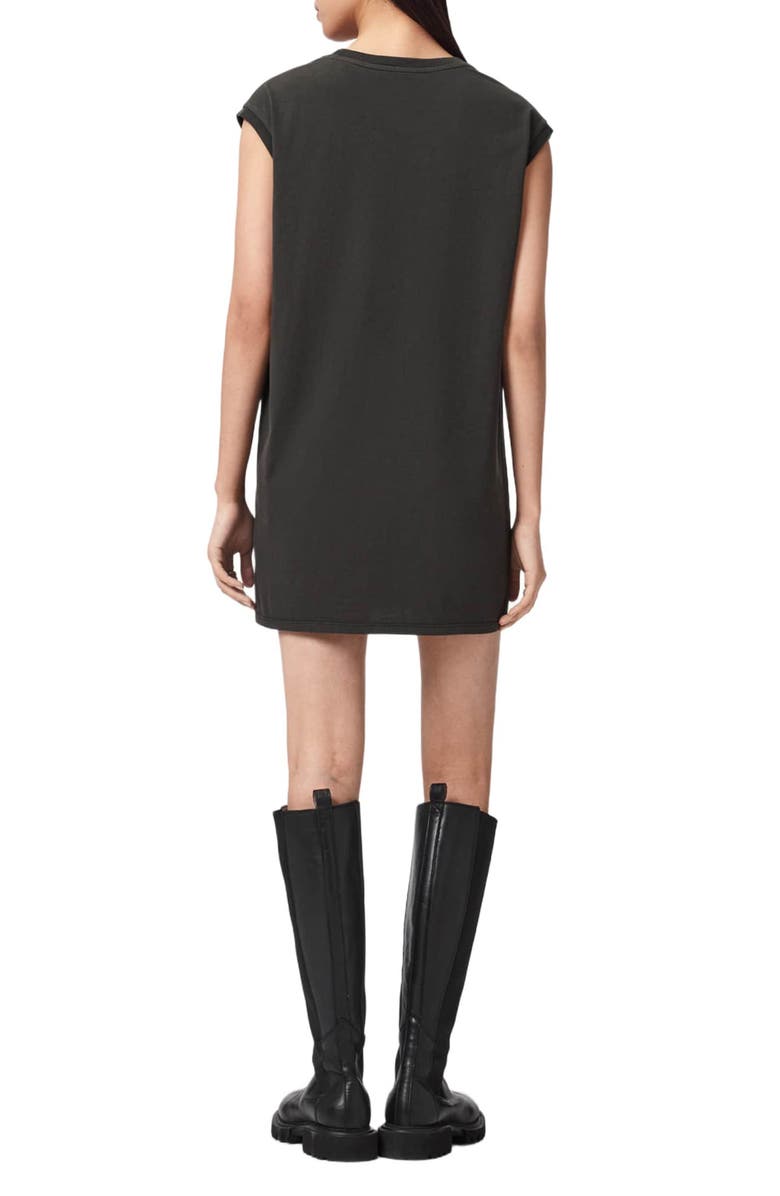 AllSaints Wild Brooke Cotton T-Shirt Minidress, Alternate, color, 