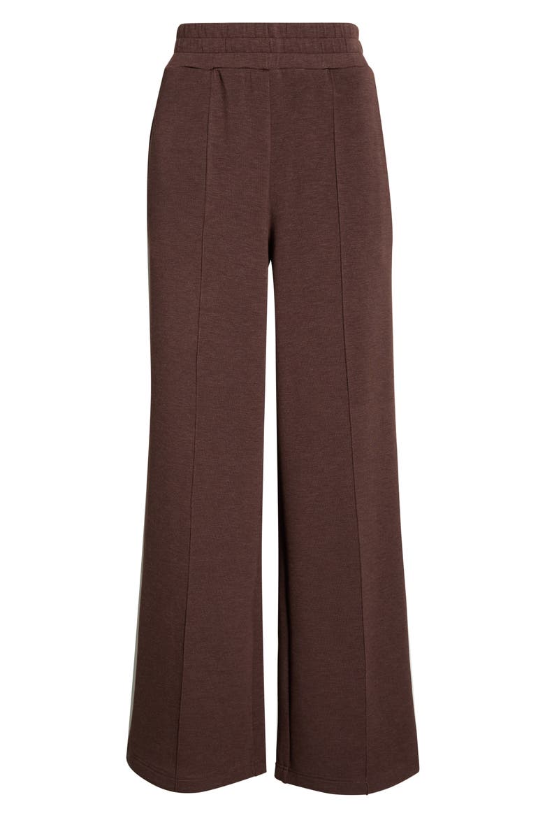 The Wide Leg 30-Inch Pants, Alternate, color, COFFEE BEAN MARL