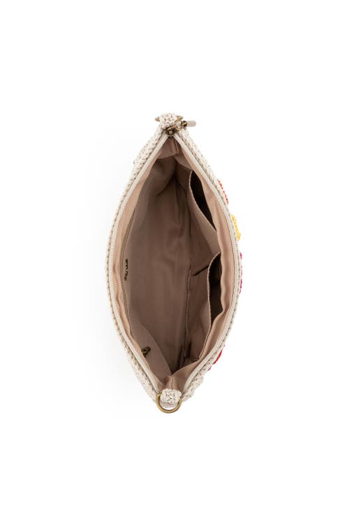 The Sak Lumi Covertible Crossbody Bag In Flower Ecru