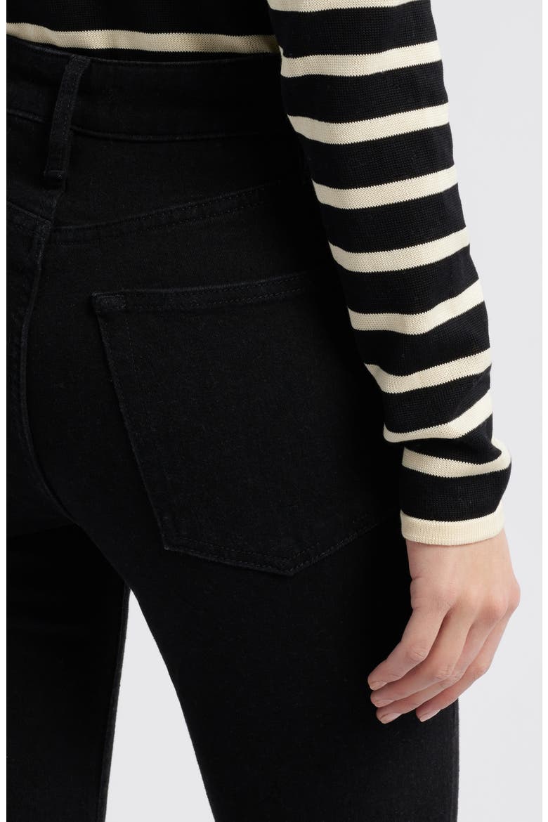 The Pixie Arrow High Waist Relaxed Bootcut Jeans, Alternate, color, SMOKESCREEN