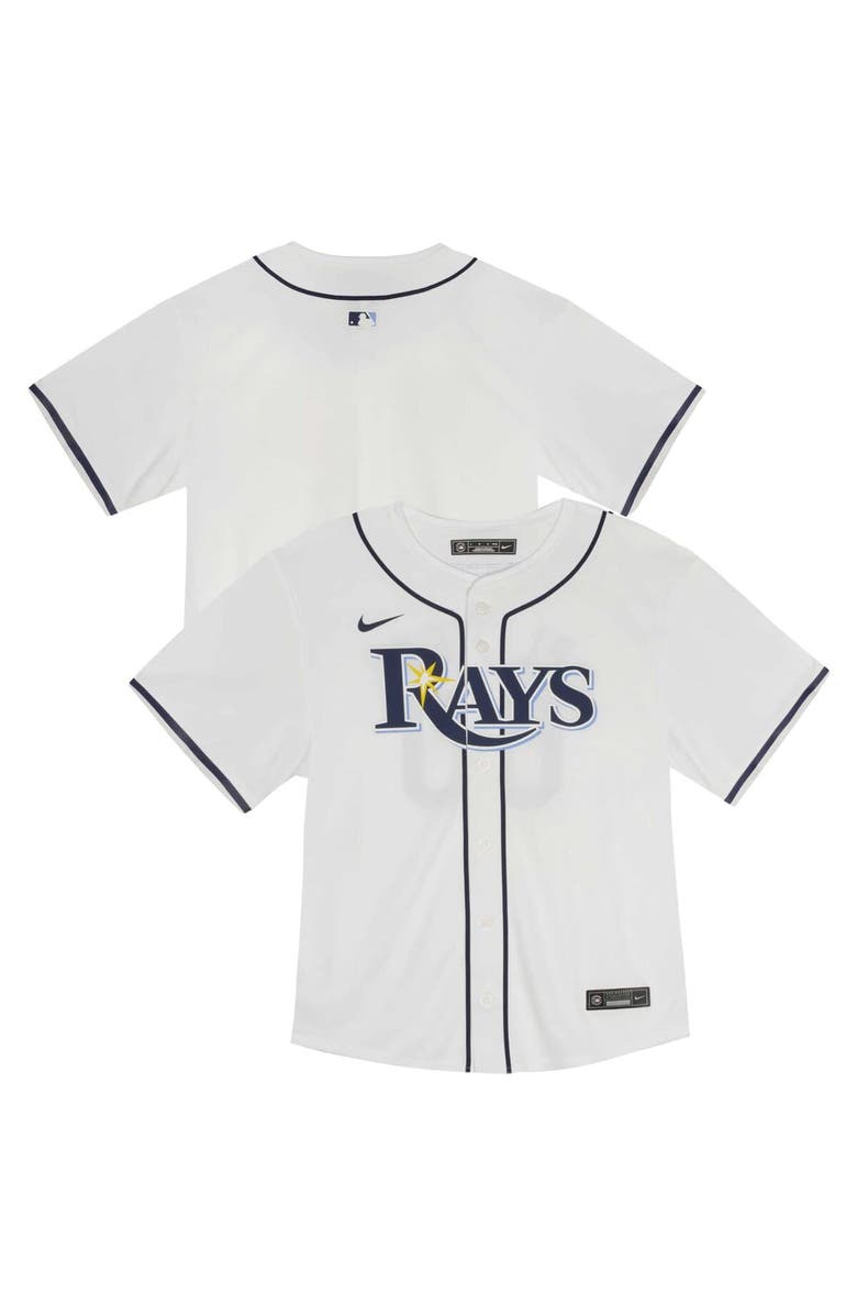 Nike Youth Nike  White Tampa Bay Rays Home Game Jersey, Main, color, White
