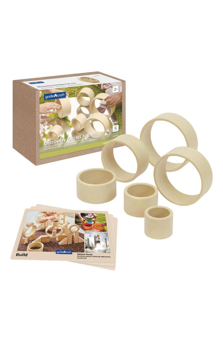 Kaplan Early Learning Company Discovery Circles - Natural - 6 Pieces, Main, color, Beige