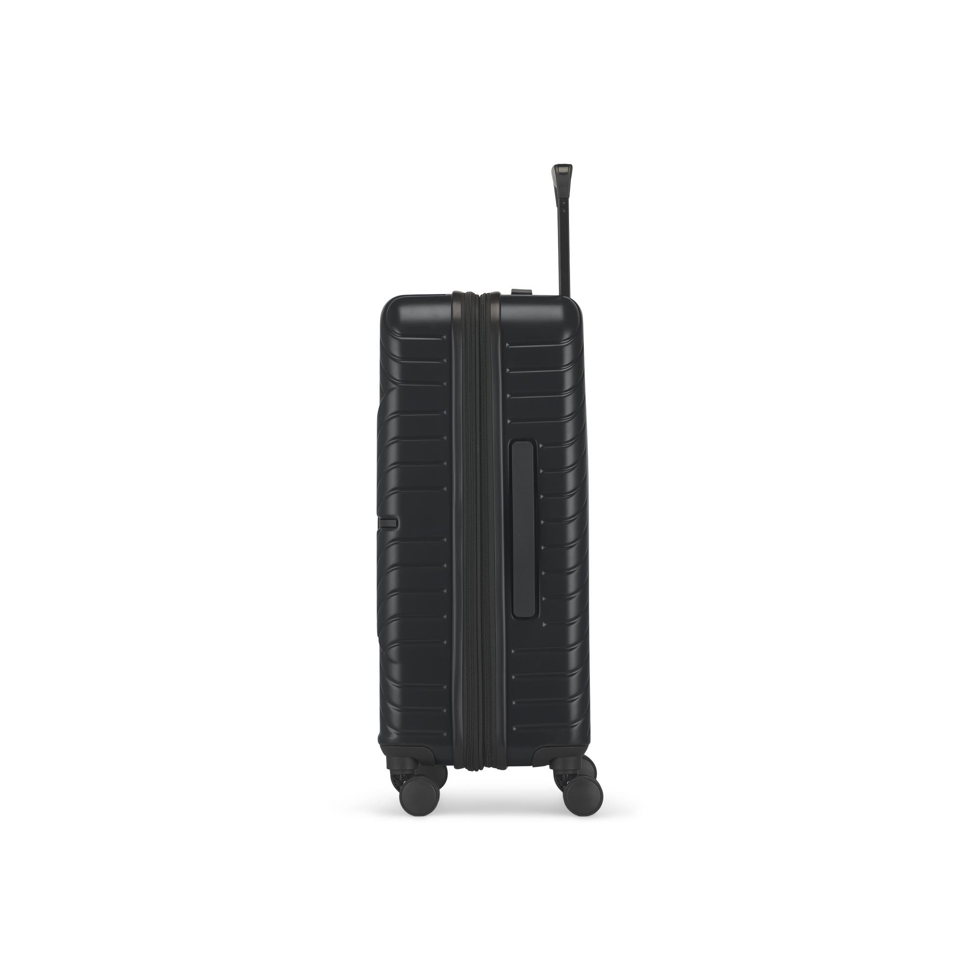bugatti Berlin Hardside Medium Luggage with Expansion, Alternate, color, Charcoal