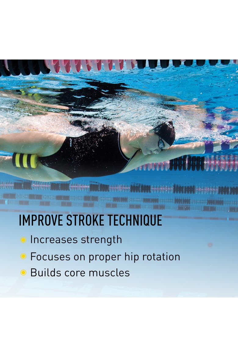 Foam Pull Buoy for Swim Training Upper Body Strength Builder Improves Stroke Technique Soft EVA Foam, Alternate, color, Yellow & Black