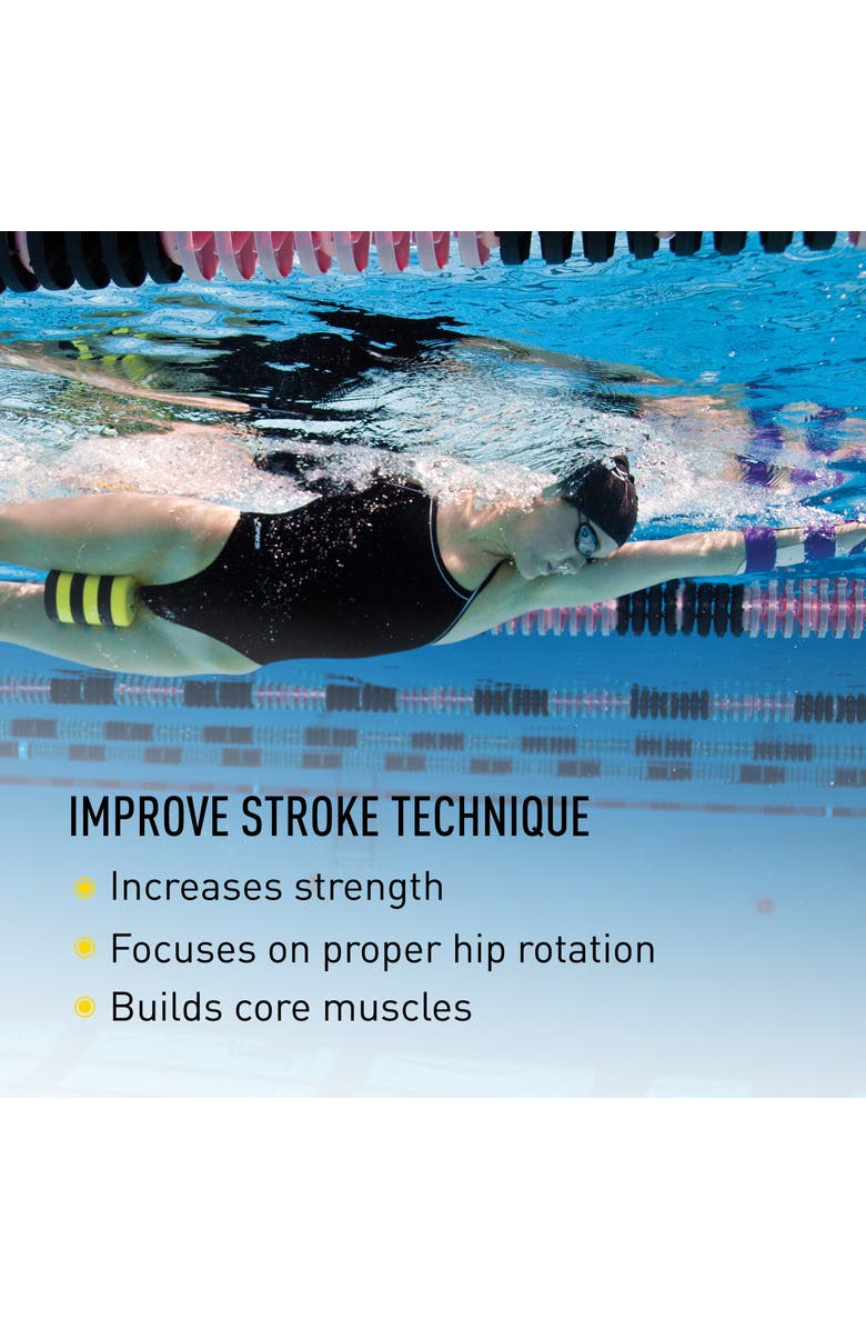 FINIS Foam Pull Buoy for Swim Training Upper Body Strength Builder Improves Stroke Technique Soft EVA Foam, Alternate, color, Yellow & Black