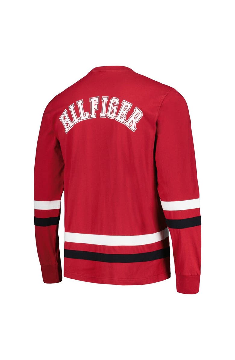 Tommy Hilfiger Men's Tommy Hilfiger Cardinal/Black Arizona Cardinals Nolan Long Sleeve T-Shirt, Alternate, color, Cardinal