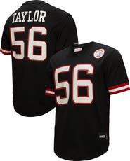 Mitchell & Ness Men's Mitchell & Ness Lawrence Taylor Black New York Giants Retired Player Name & Number Mesh Top