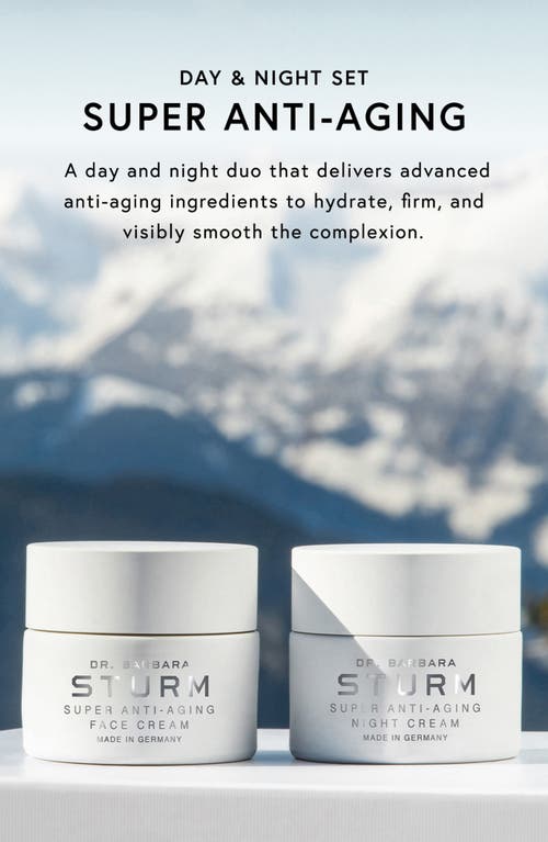 Dr Barbara Sturm Dr. Barbara Sturm Super Anti-aging Face Cream Day & Night Duo In White