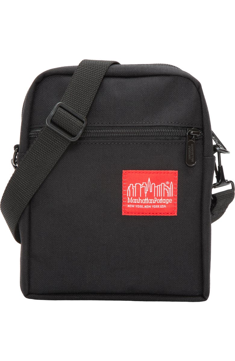 Manhattan Portage City Lights Crossbody Bag, Main, color, Black