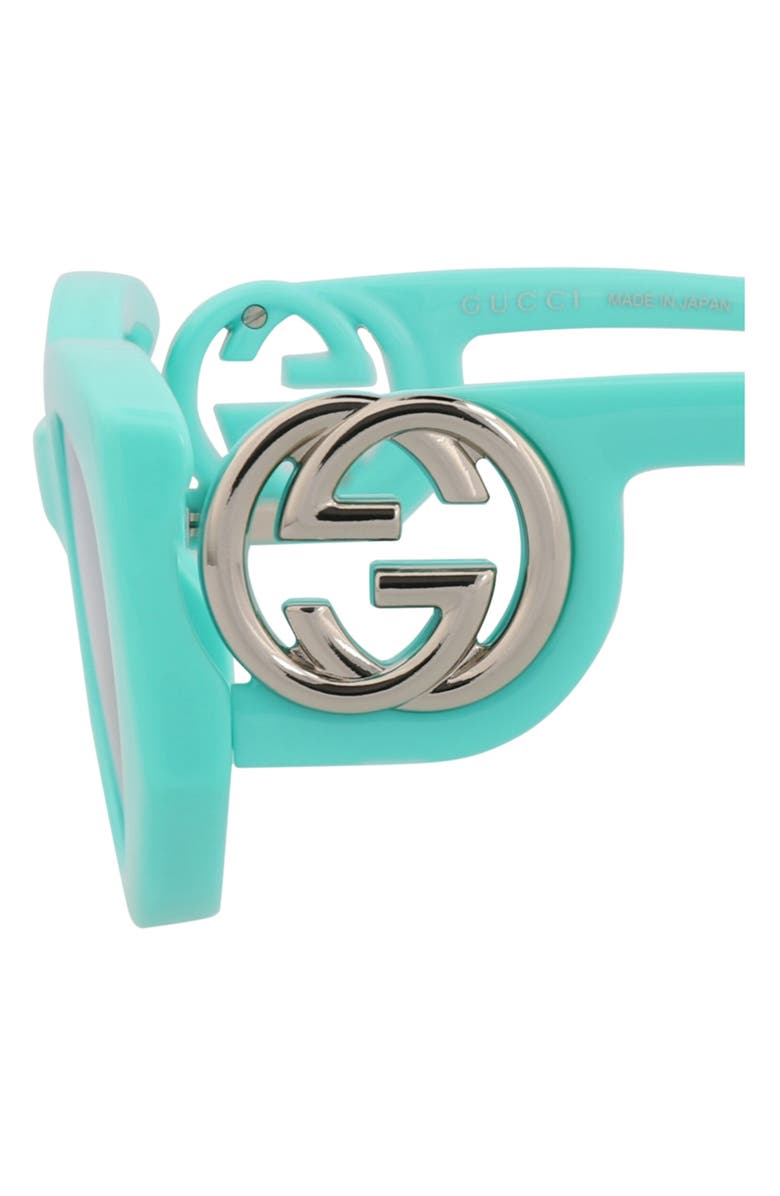 Gucci 54mm Modified Cat Eye Sunglasses, Alternate, color, 