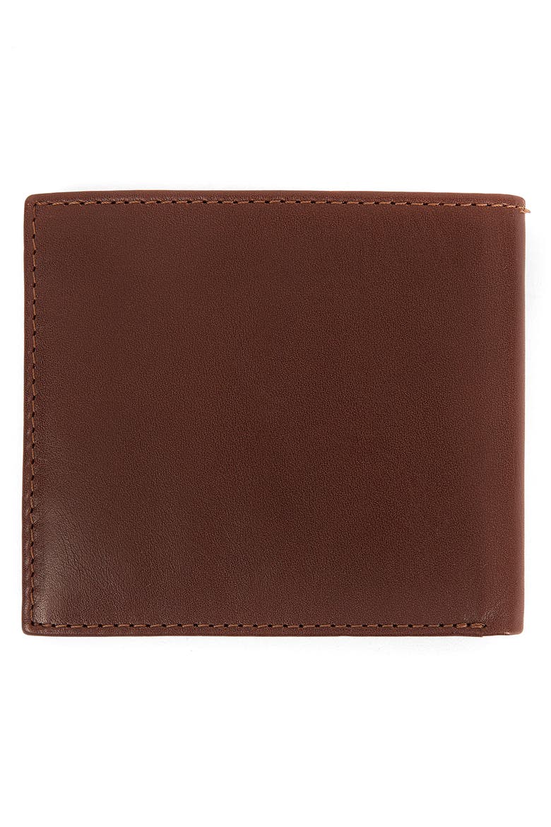 Colwell Leather Bifold Wallet, Alternate, color, BROWN CLASSIC TARTAN