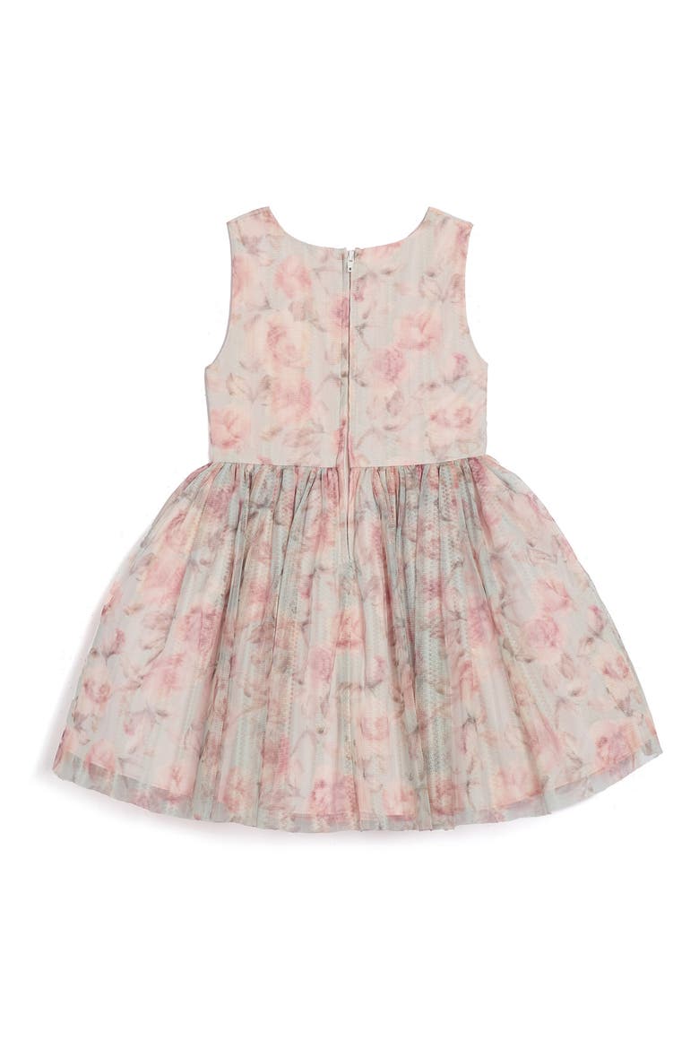 Kids' Chloe Printed Lace Dress & Short Sleeve Bolero, Alternate, color, MAUVE