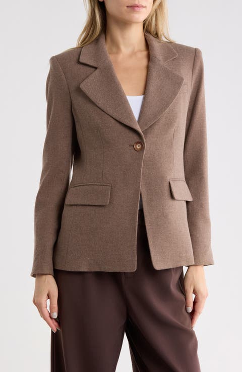 Kessler Wool Blend Dickey Blazer