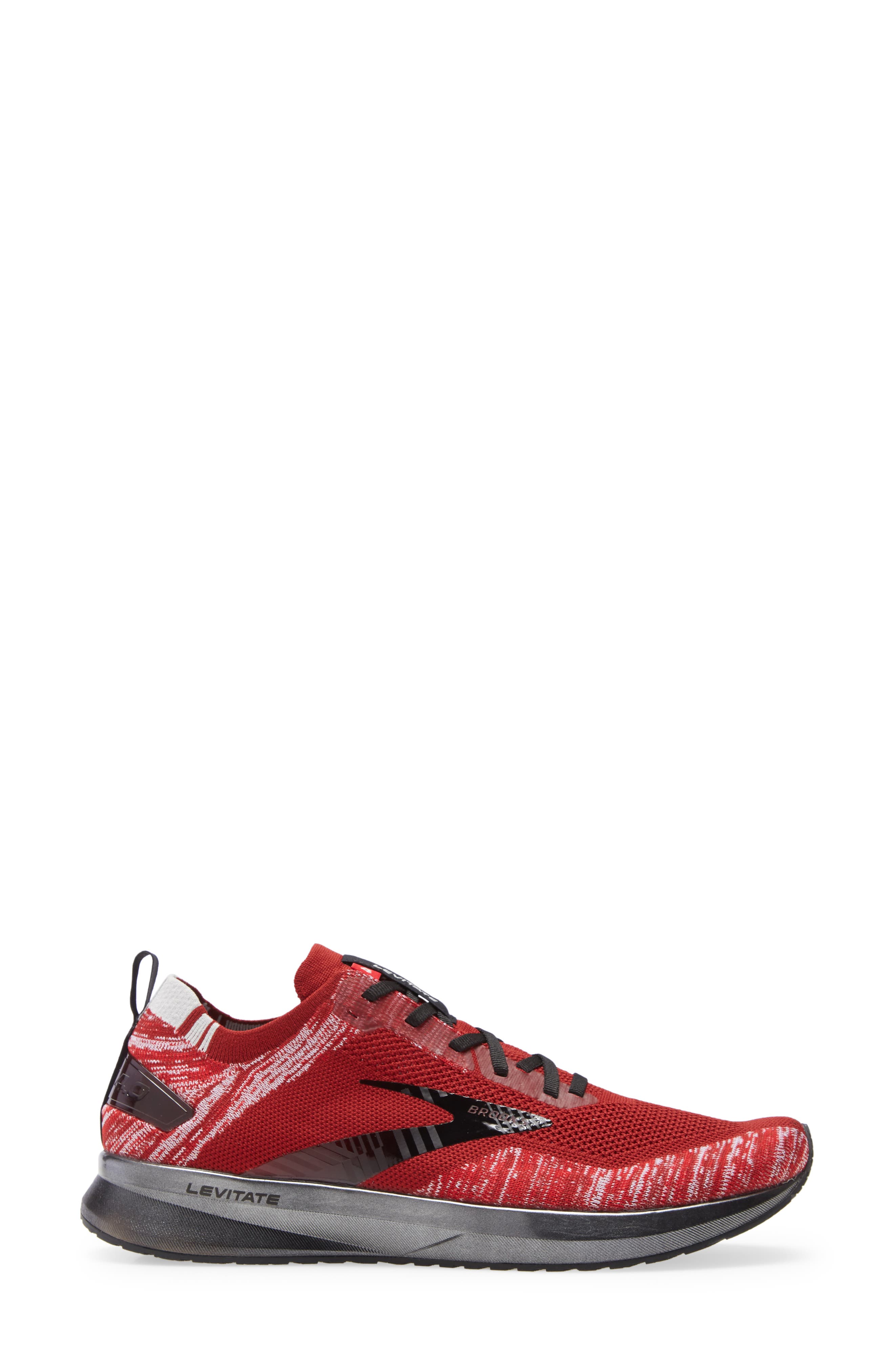 Levitate 4 Running Shoe, Alternate, color, RED/ GREY/ BLACK